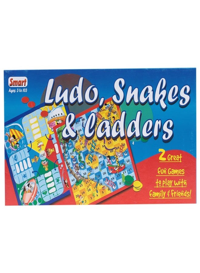 Smart Ludo Snakes & Ladders Board Game (Multi-Color, 19 Pieces) - Image 2